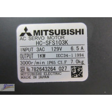 Mitsubishi HC-SFS103K Servo Motor 1kW Mitsubishi HC-SFS103K Servo Motor 1kW